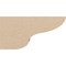 Ekena Millwork 4"W x 8"D x 4"H Wide Greensboro Rough Cedar Woodgrain TimberThane Corbel, Primed Tan CORUR04X08X04GRNRCPR - alternate 6